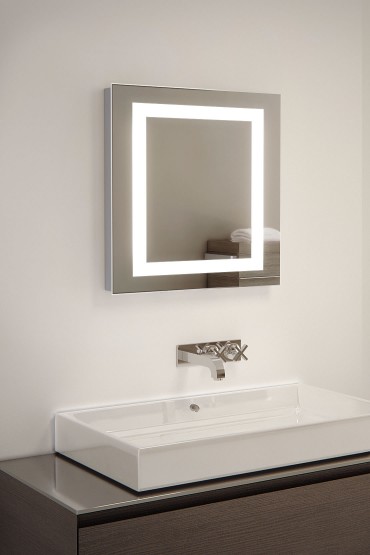 Square Shaver LED Mirror