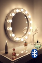 Audio High Gloss White Mirror 