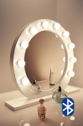 Audio High Gloss White Mirror 