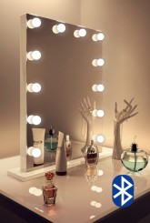Audio High Gloss White Mirror