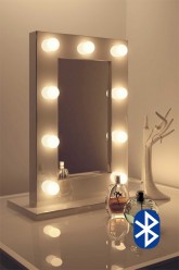 Audio High Gloss White Mirror
