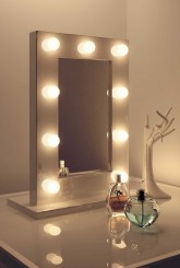 High Gloss White Mirror 