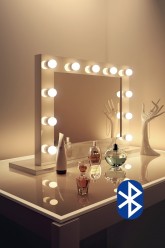Audio High Gloss White Mirror